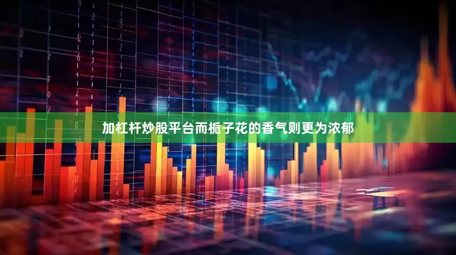 加杠杆炒股平台而栀子花的香气则更为浓郁
