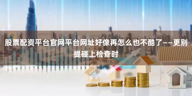 股票配资平台官网平台网址好像再怎么也不酷了——更别提碰上检查时